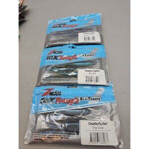 z-man zman chattershad 4.5" chatterbait jackhammer Bluegill The Deal Lot‎ Of 3